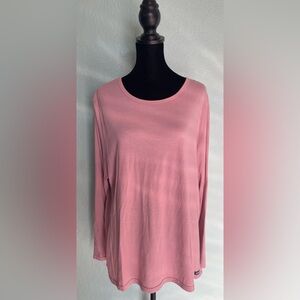 Women's Pink Long Sleeve Top